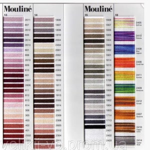 Mouline embroidery yarn 10 m 11 yards - sticktwist six strand floss, color choice - Madeira - made in Germany - 4
