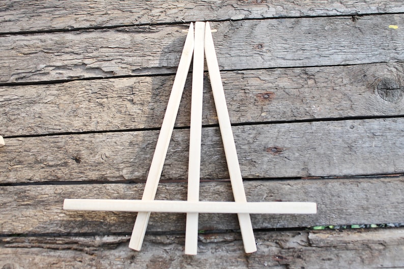 30 cm Easel ACEO painting supply unfinished wood easel miniature painting 11.81