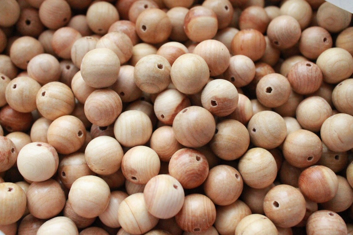 Juniper aroma beads 14 mm Natural polished 25 pcs eco Etsy