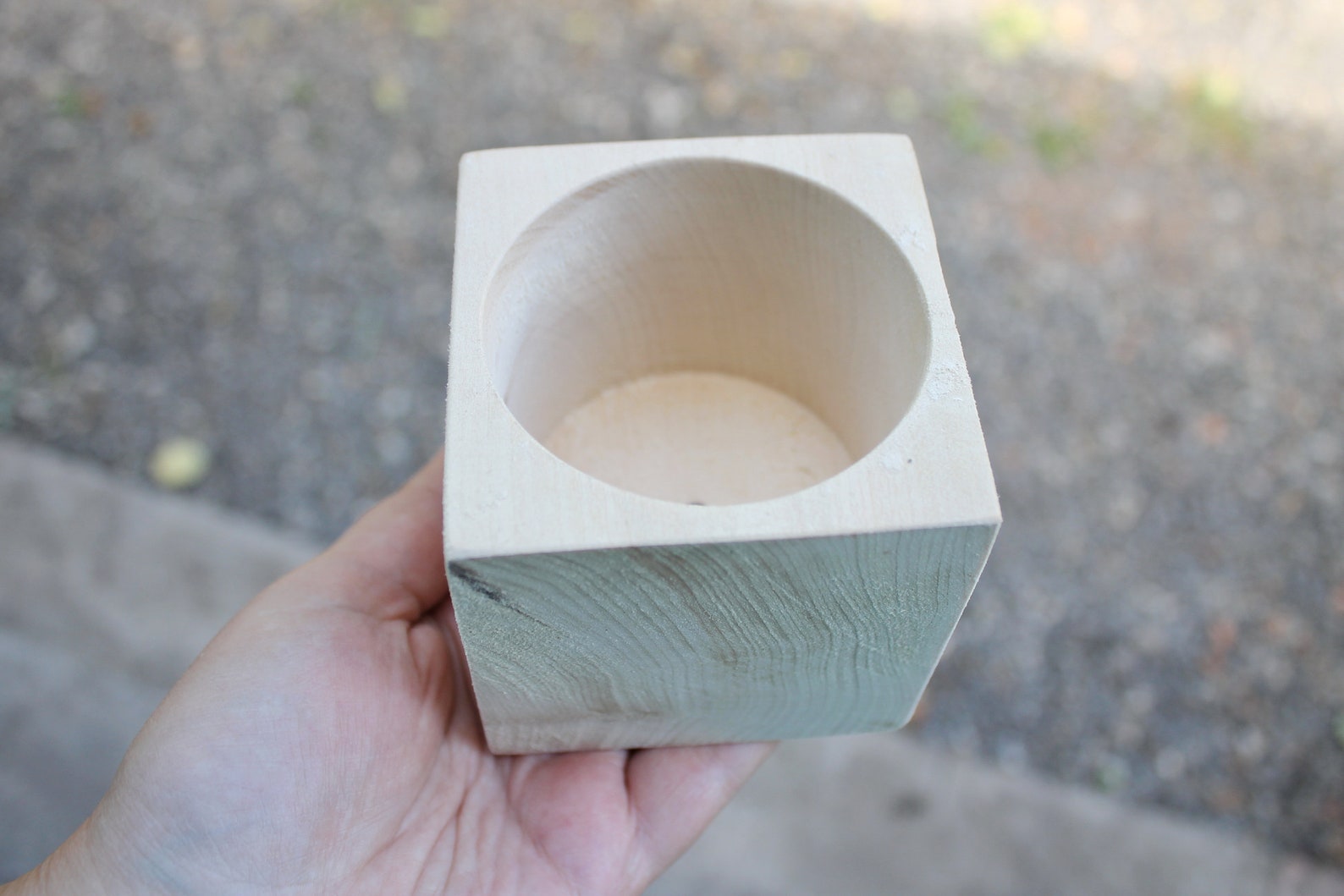 75 Mm Square Unfinished Wooden Box Without Lid Natural Etsy