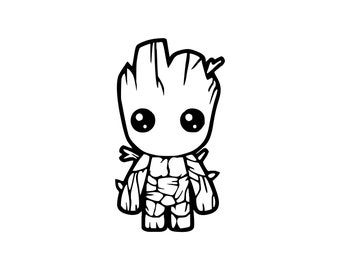 Baby Groot - vinyl decal - sticker