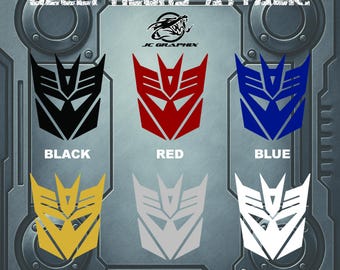 Decepticon Vinyl Decal: Weatherproof Car Sticker
