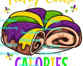King cake calories png