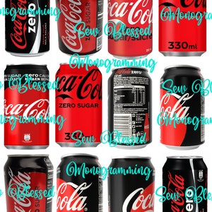 Cola cola zero cans png