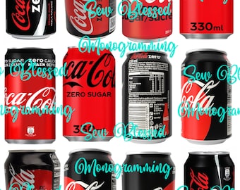 Cola cola zero cans png