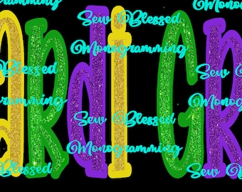 Mardi Gras glitter sparkle png