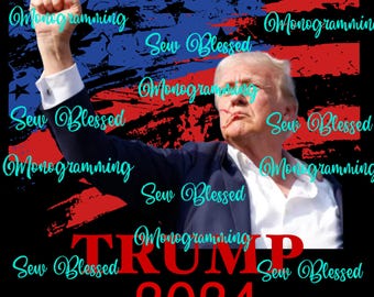 Trump fight 2024 png, two files!