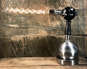 Vintage Retro "Massager" Lamp - Upcycled Repurposed Lighting, Accent Lamp, Desk Lamp
