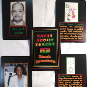 Black History Match Kartenspiel, Fakten über Blacks (TM) - Schwarze Erfinder Kartenspiel, Lernspiele, Homeschool Resource, Kartenspiele