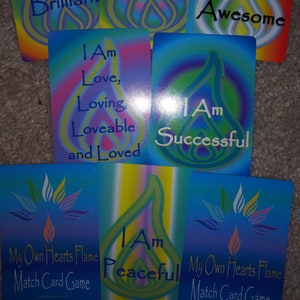 Juego de cartas de afirmación, juegos infantiles, juegos educativos, juegos de educación en el hogar, tarjetas de afirmación para niños, afirmaciones para niños