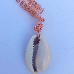 Dreadlock jewelry, Cowri Shell dread beads, Shell hair and braid jewelry/accessories, Cowri pendants/charms.