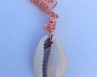 Dreadlock jewelry, Cowri Shell dread beads, Shell hair and braid jewelry/accessories, Cowri pendants/charms.