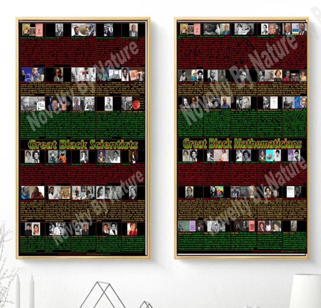 Black History Month Poster Set Display Black History Month Bulletin ...