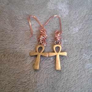 Ankh Earrings