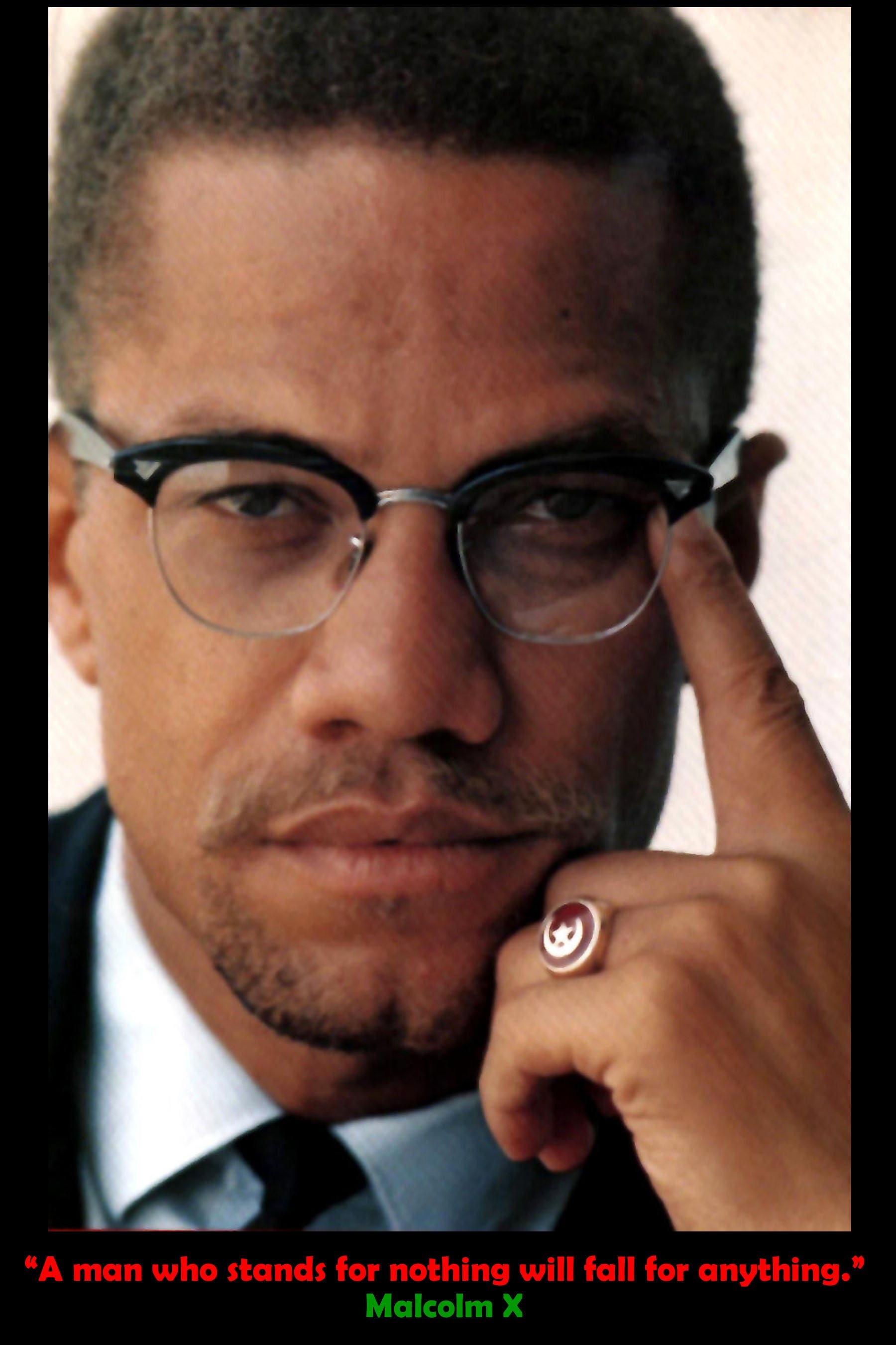 Bague malcolm x hotsell