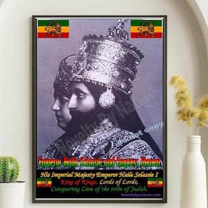 Haile selassie poster - Etsy 日本