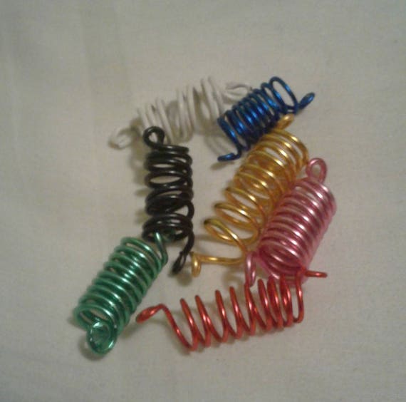 7 Colored Loc Loopies Dreadlock Jewelry Loc Jewelry Braid Etsy New Zealand