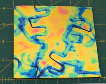 96 COE CBS green magenta dichroic Fusion thin black Spectrum glass fusible