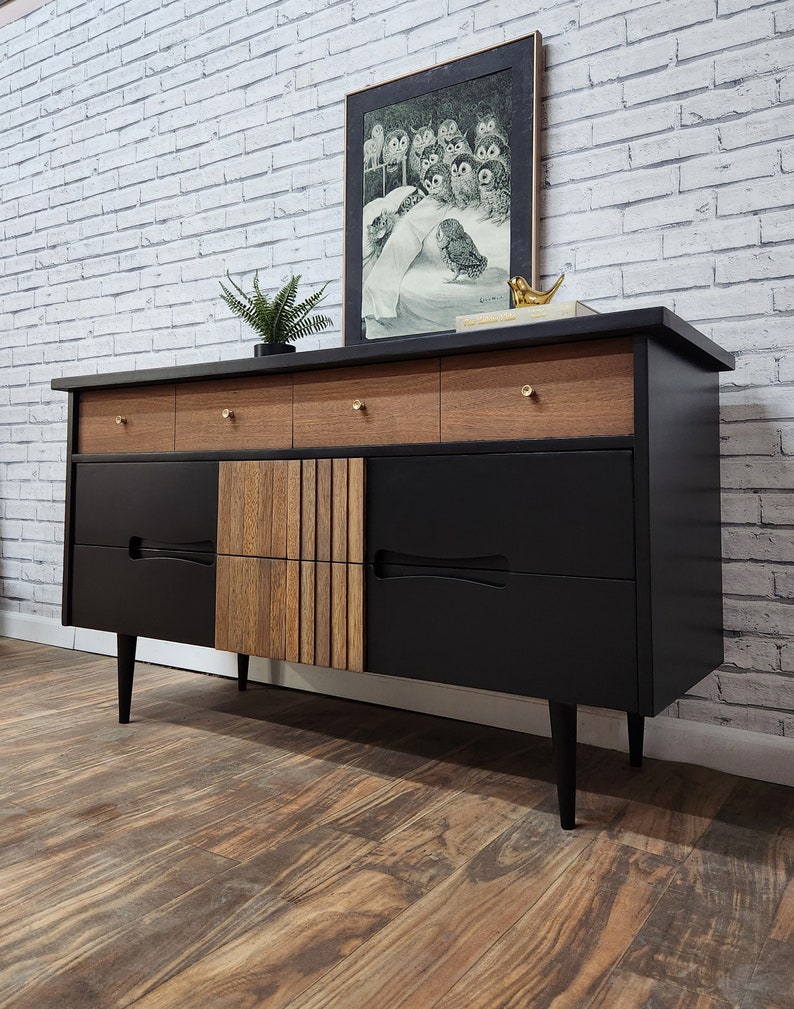 Custom to order midcentury modern dresser image 4