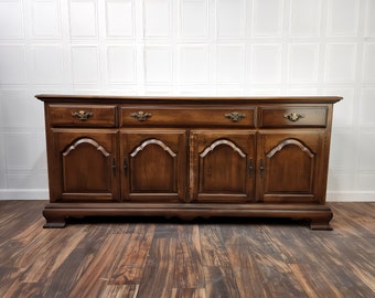 Item #311 Customizable Solid Wood Vintage sideboard / credenza (Custom Finish)