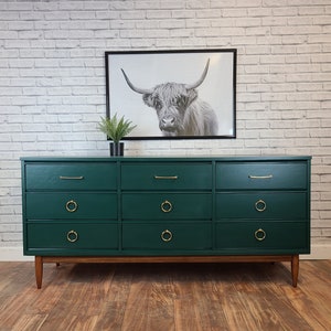 Custom to order midcentury modern dresser image 3