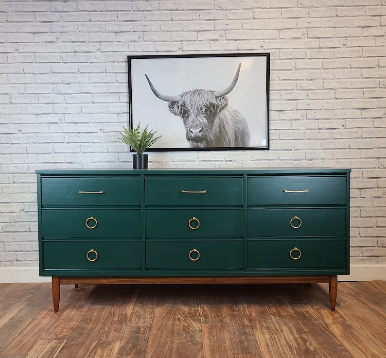 Custom to order midcentury modern dresser image 3