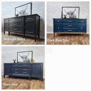 Item 302 French Provincial Chest / Armoire Refurbished Original finish or Custom color image 6