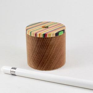 Apple Pencil Holder made from Recycled Skateboards