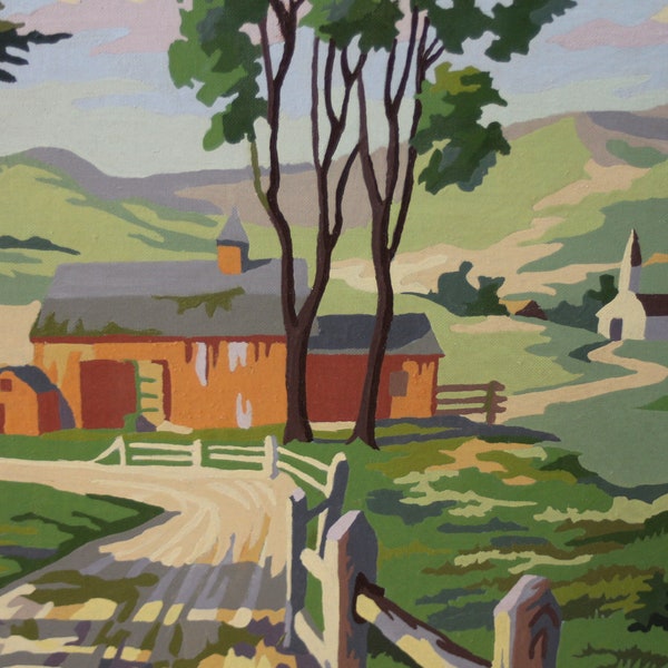 Vintage Paint by Number Etsy