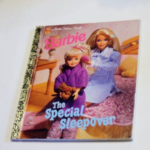 My Little Golden Book &quot;Barbie The Special Sleepover&quot; First Edition (1997)