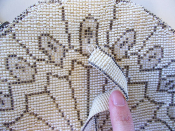 SALE! Vintage Beaded Purse From Czechoslovakia - … - image 4