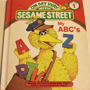 On My Way with Sesame Street: "My ABC's" Volume 1 - Jim Henson's Sesame Street Book, Children's Book, Story Book
