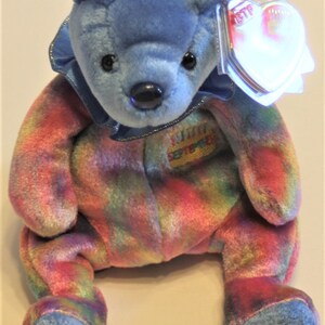SALE! September Beanie Bear Ty Beanie Baby - New with Tags - Stuffed Animal, Toy, Collectible, Beanie Babies
