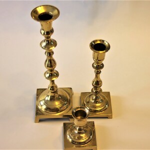 Set of 3 Candlesticks Made in India