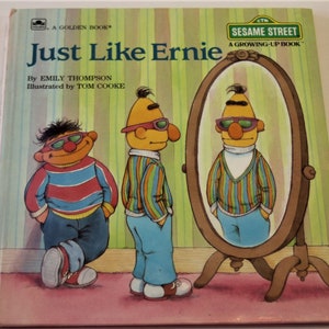 Sesame Street: "Just Like Ernie" - Jim Henson's Muppets, Sesame Street Book, Children's Book, Story Books USED