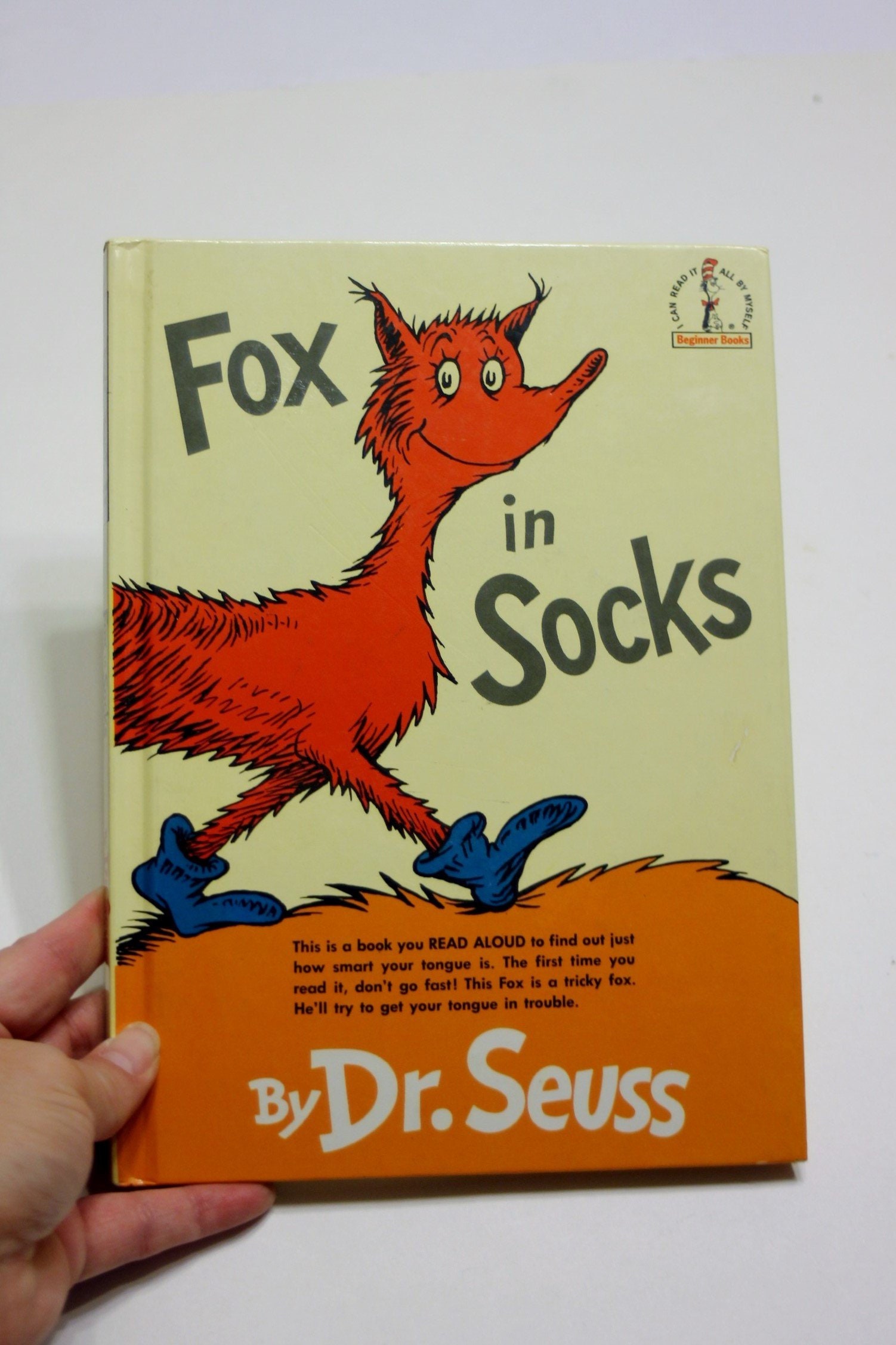 Fox in Socks by Dr. Seuss Hardbound book Beginner Books Etsy