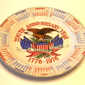 Bicentennial 1776-1976 Commemorative Plate