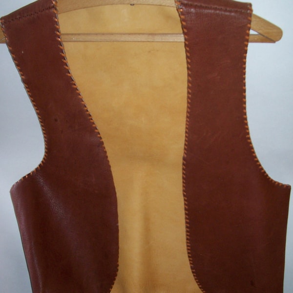 Deerskin Vest Etsy