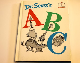 Dr. Seuss&#39;s ABC Hardbound book Bright and Early Books for Beginning Beginners - Children&#39;s Book, Alphabet Book