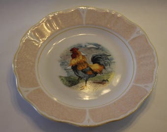 Set of 4 Warren Kimble Rooster Plates by Sakura Casual Dining Set of 4 Warren Kimble Rooster Plates by Sakura Casual Dining