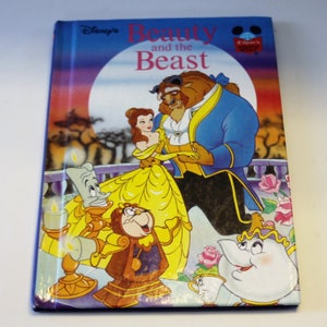 Disney&#39;s &quot;Beauty and the Beast&quot; Children&#39;s Book, Vintage Book, Disney Princess Book, Wonderful World of Reading