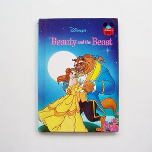 Disney&#39;s &quot;Beauty and the Beast&quot; Children&#39;s Book, Vintage Book, Disney Princess Book, Wonderful World of Reading