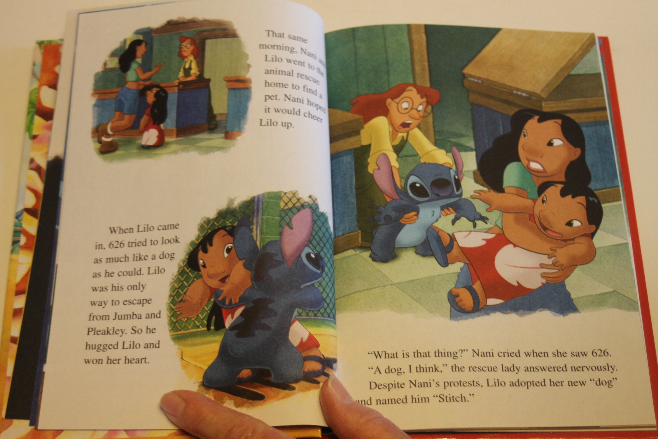 Walt Disney's Lilo and Stitch Hardbound Book Etsy