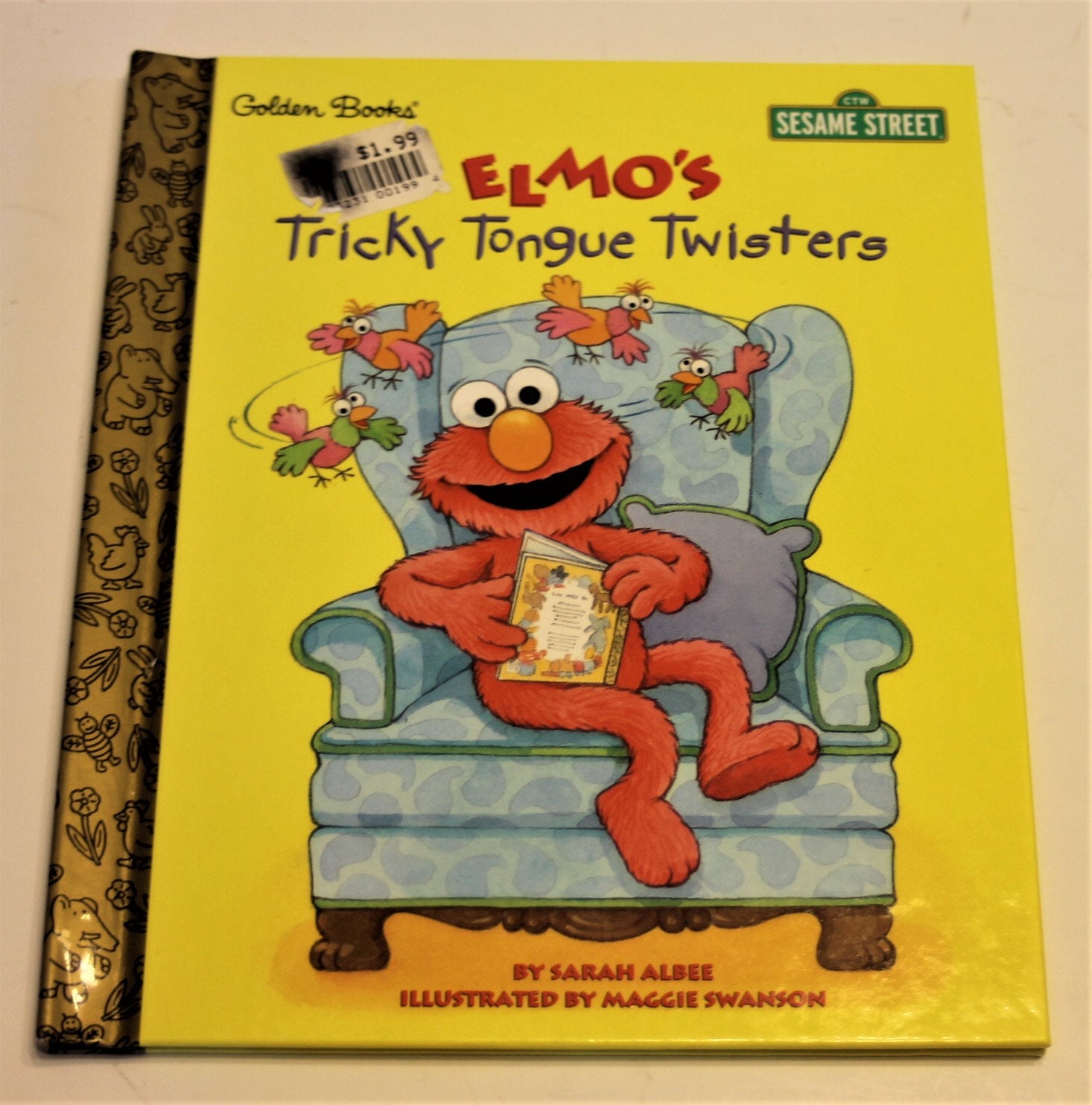 Sesame Street Golden Book: Elmo's Tricky Tongue Twisters