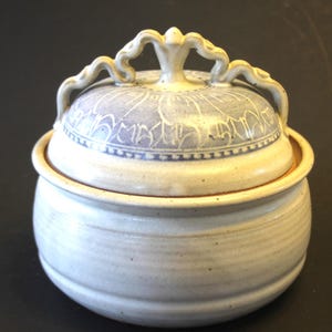 Handcrafted Stoneware Handled Covered Tureen