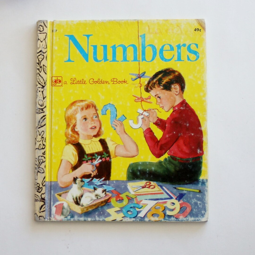 Little Golden Book numbers Children's Book - Etsy