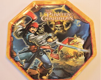 Zak Designs Pirates of the Caribbean Melamine 8" Child's Plate