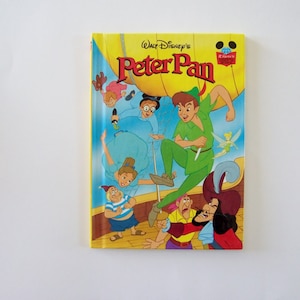 Peter Pan Disney&#39;s Wonderful World of Reading Hardbound book - Children&#39;s Book, Disney Book, Peter Pan Story Book