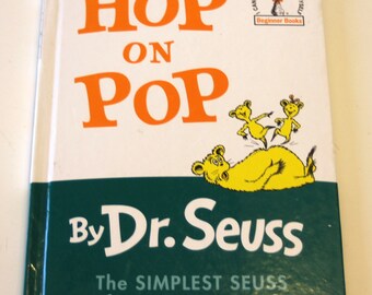 Hop On Pop-boek van Dr. Seuss De eenvoudigste Seuss voor het jongste gebruik