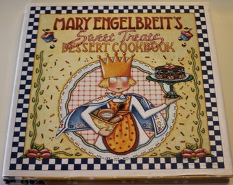 Mary Engelbreit&#39;s Sweet Treats Dessert Cookbook 1999 First Edition PREVIOUSLY OWNED